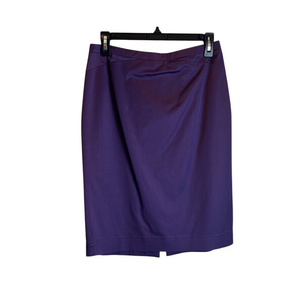 Etro Purple satin skirt size 6 - Picture 1 of 7